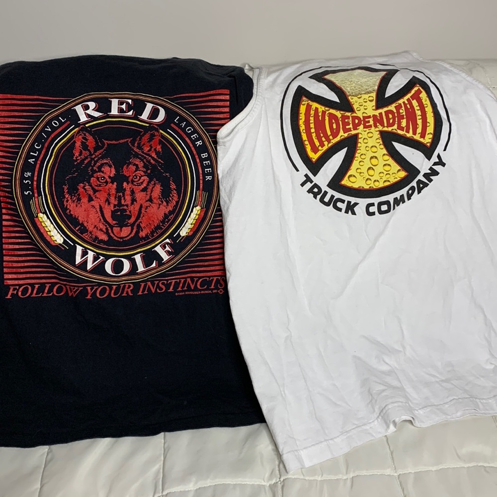 Vintage tank and tee bundle